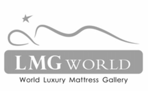 LMG WORLD WORLD LUXURY MATTRESS GALLERY Logo (USPTO, 02.06.2017)