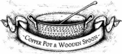 -COPPER POT & WOODEN SPOON- Logo (USPTO, 03.06.2018)