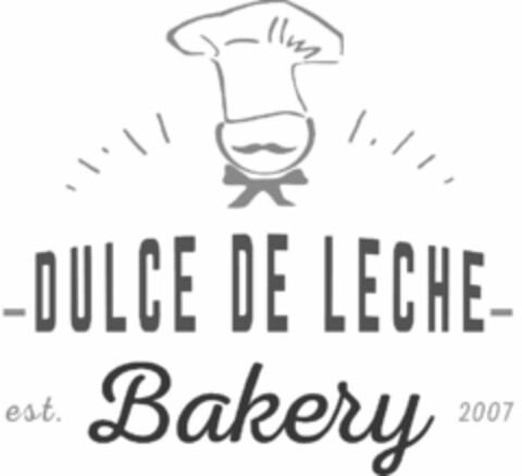 DULCE DE LECHE BAKERY EST. 2007 Logo (USPTO, 11.11.2019)