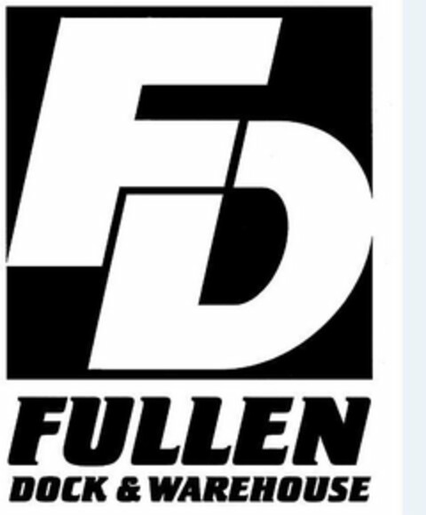 FD FULLEN DOCK & WAREHOUSE Logo (USPTO, 07/20/2020)