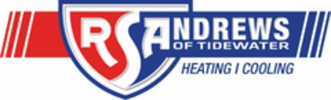 RS ANDREWS OF TIDEWATER HEATING / COOLING / PLUMBING Logo (USPTO, 30.07.2020)