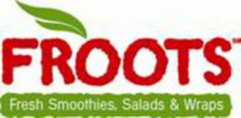 FROOTS FRESH SMOOTHIES, SALADS & WRAPS Logo (USPTO, 05.03.2009)