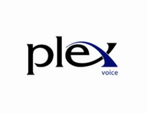 PLEX VOICE Logo (USPTO, 06.03.2009)