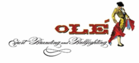 OLÉ EXPERT BRANDING AND BULLFIGHTING Logo (USPTO, 23.07.2009)