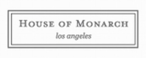 HOUSE OF MONARCH LOS ANGELES Logo (USPTO, 13.05.2010)