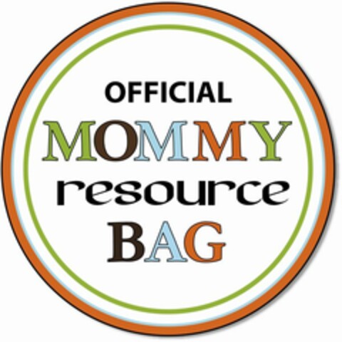 OFFICIAL MOMMY RESOURCE BAG Logo (USPTO, 26.05.2010)