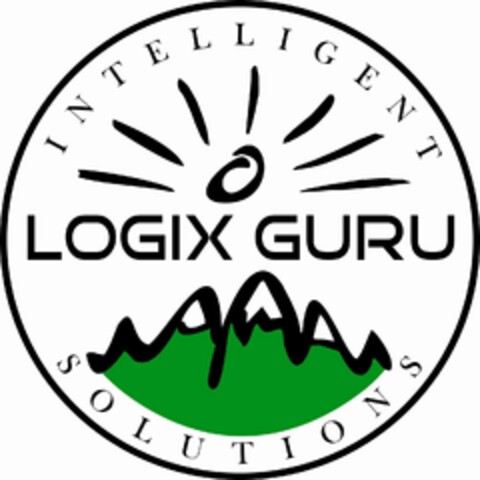 LOGIX GURU INTELLIGENT SOLUTIONS Logo (USPTO, 17.06.2010)