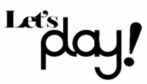 LET'S PLAY! Logo (USPTO, 21.09.2010)