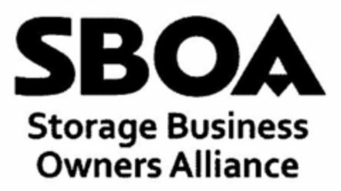 SBOA STORAGE BUSINESS OWNERS ALLIANCE Logo (USPTO, 14.12.2010)