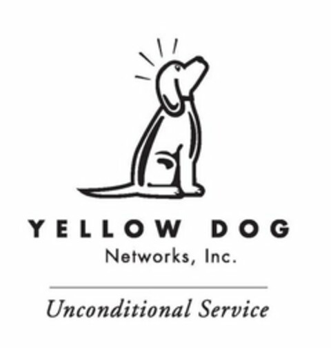 YELLOW DOG NETWORKS, INC. UNCONDITIONALSERVICE Logo (USPTO, 01/23/2012)