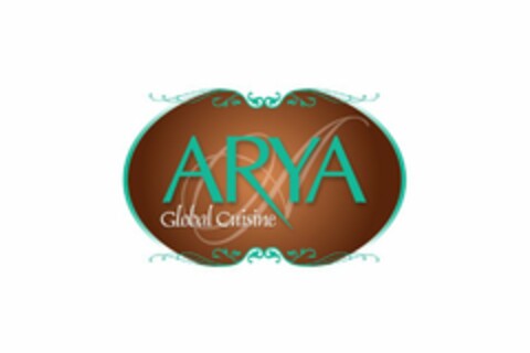 A ARYA GLOBAL CUISINE Logo (USPTO, 01.02.2012)