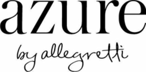 AZURE BY ALLEGRETTI Logo (USPTO, 02/22/2012)