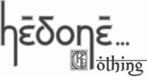 HEDONE CLOTHING Logo (USPTO, 22.08.2012)