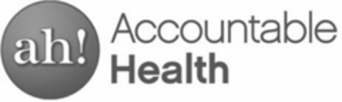 AH! ACCOUNTABLE HEALTH Logo (USPTO, 07/29/2013)