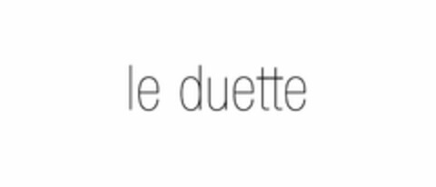 LE DUETTE Logo (USPTO, 05.08.2013)