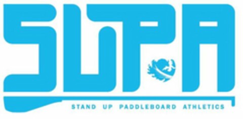 SUPA STAND UP PADDLEBOARD ATHLETICS Logo (USPTO, 06.08.2013)