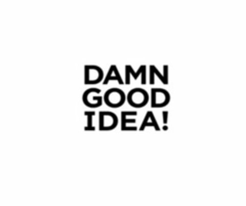 DAMN GOOD IDEA! Logo (USPTO, 09.10.2014)