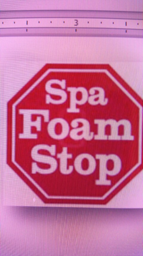 SPA FOAM STOP Logo (USPTO, 12/31/2014)