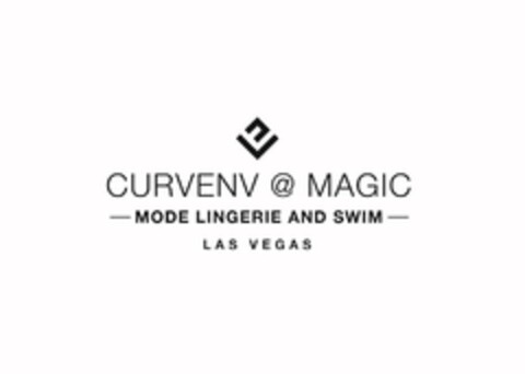 E CURVENV @ MAGIC MODE LINGERIE AND SWIM LAS VEGAS Logo (USPTO, 02/17/2015)