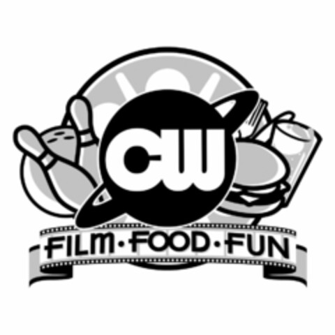 CW FILM · FOOD · FUN Logo (USPTO, 07/25/2016)