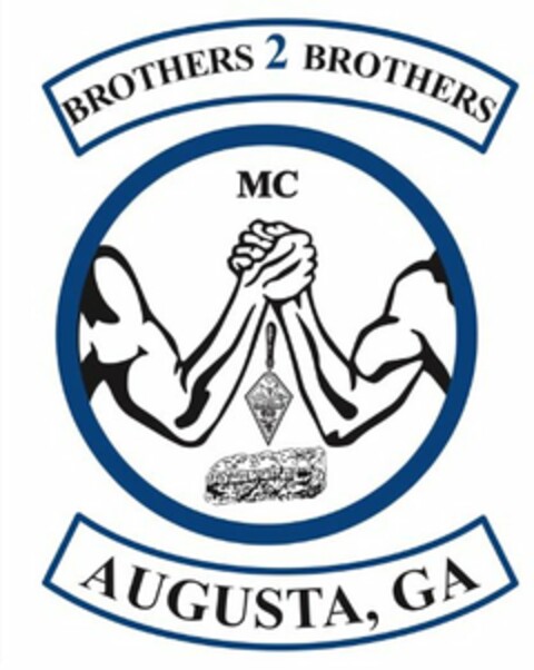 BROTHERS 2 BROTHERS MC AUGUSTA, GA Logo (USPTO, 08/05/2016)