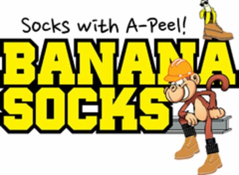 BANANA SOCKS SOCKS WITH A-PEEL! Logo (USPTO, 10/28/2016)