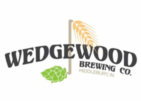 WEDGEWOOD BREWING CO. MIDDLEBURY, IN Logo (USPTO, 15.03.2017)