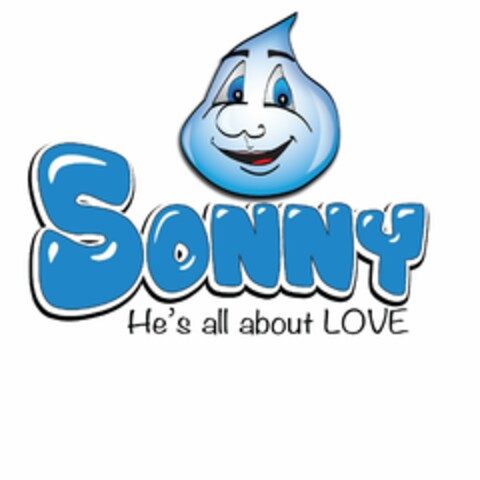 SONNY HE'S ALL ABOUT LOVE Logo (USPTO, 09.05.2017)