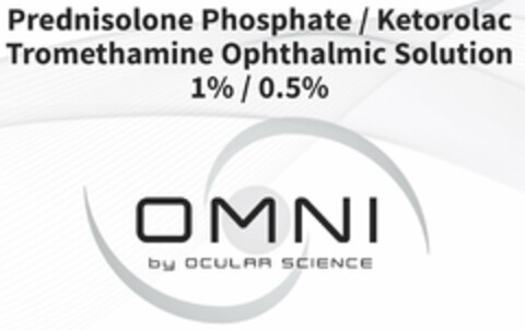 PREDNISOLONE PHOSPHATE / KETOROLAC TROMETHAMINE OPHTHALMIC SOLUTION 1% / 0.5% OMNI BY OCULAR SCIENCE Logo (USPTO, 07.03.2018)