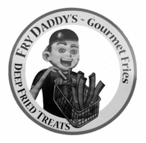 FRY DADDY'S ~ GOURMET FRIES DEEP FRIED TREATS Logo (USPTO, 13.04.2018)