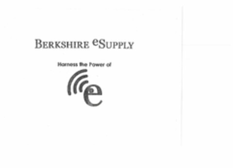 BERKSHIRE ESUPPLY HARNESS THE POWER OF E Logo (USPTO, 19.06.2018)