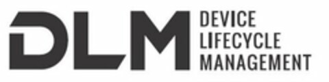 DLM DEVICE LIFECYCLE MANAGEMENT Logo (USPTO, 18.07.2018)