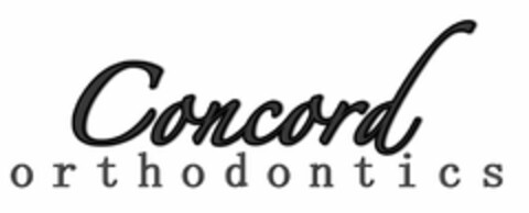 CONCORD ORTHODONTICS Logo (USPTO, 27.08.2018)