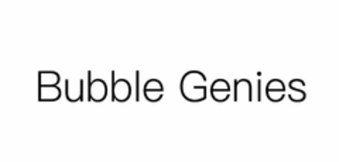 BUBBLE GENIES Logo (USPTO, 28.02.2019)