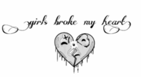 GIRLS BROKE MY HEART Logo (USPTO, 05.04.2019)