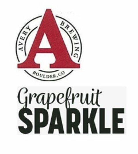 A AVERY BREWING BOULDER, CO GRAPEFRUIT SPARKLE Logo (USPTO, 14.11.2019)