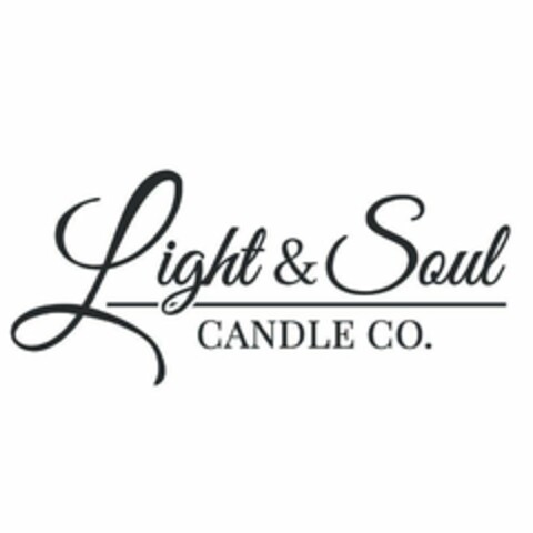 LIGHT & SOUL CANDLE CO Logo (USPTO, 15.08.2020)