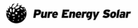 PURE ENERGY SOLAR Logo (USPTO, 09/09/2009)