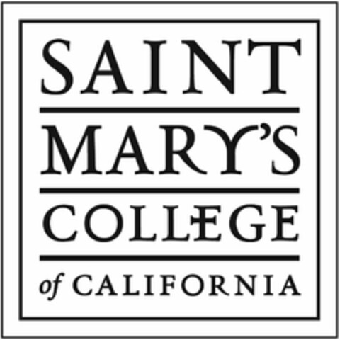 SAINT MARY'S COLLEGE OF CALIFORNIA Logo (USPTO, 10/01/2009)