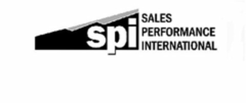 SPI SALES PERFORMANCE INTERNATIONAL Logo (USPTO, 12.10.2009)