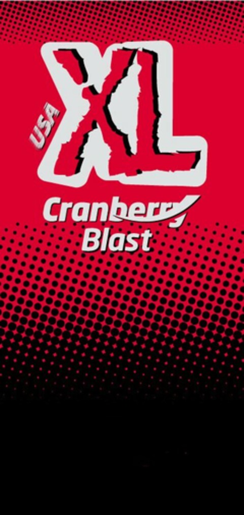 USA XL CRANBERRY BLAST Logo (USPTO, 24.06.2010)