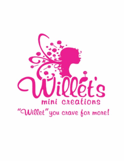 WILLET'S MINI CREATIONS "WILLET" YOU CRAVE FOR MORE! W Logo (USPTO, 21.02.2011)