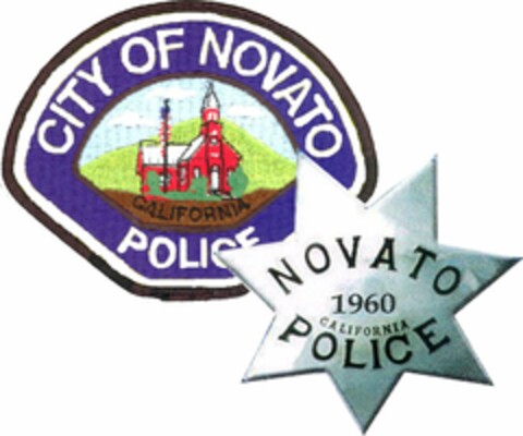 NOVATO POLICE DEPARTMENT CITY OF NOVATOPOLICE 1960 CALIFORNIA Logo (USPTO, 06/29/2012)