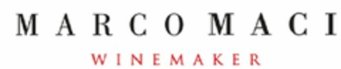 MARCO MACI WINEMAKER Logo (USPTO, 23.07.2012)