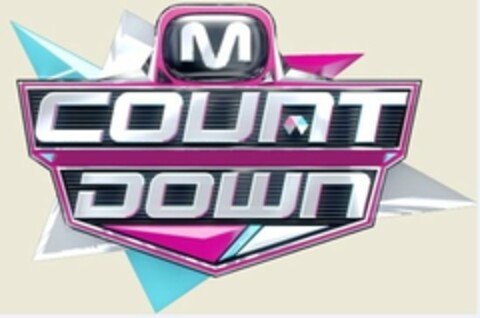 M COUNT DOWN Logo (USPTO, 08/02/2013)