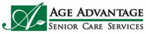 A AGE ADVANTAGE SENIOR CARE SERVICES Logo (USPTO, 24.04.2014)