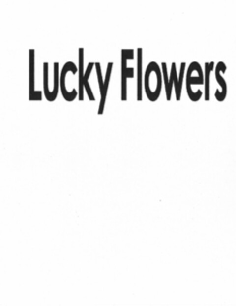LUCKY FLOWERS Logo (USPTO, 21.10.2014)