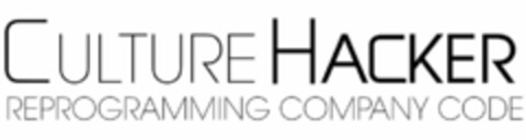 CULTURE HACKER REPROGRAMMING COMPANY CODE Logo (USPTO, 22.04.2015)
