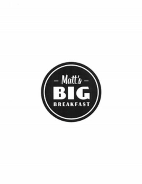 - MATT'S - BIG BREAKFAST Logo (USPTO, 21.09.2015)