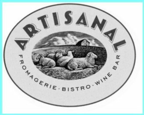 ARTISANAL FROMAGERIE · BISTRO · WINE BAR Logo (USPTO, 06/24/2016)